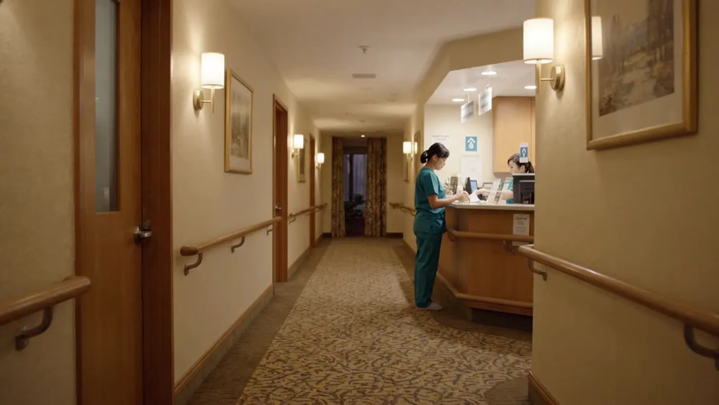 AI care facility overnight activity and staff response analytics