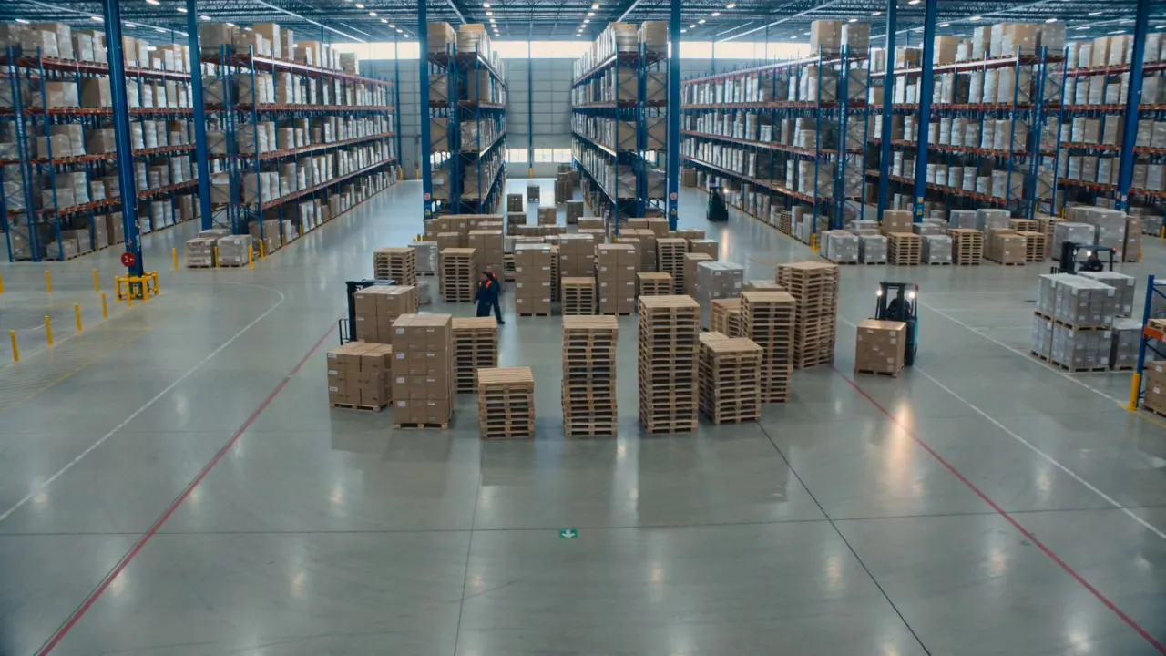 AI warehouse forklift tracking and outbound dock flow analytics